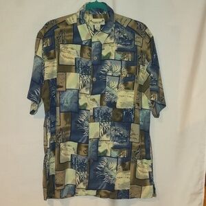 Paradise Cove Silk Men's Tropical Camp Shirt